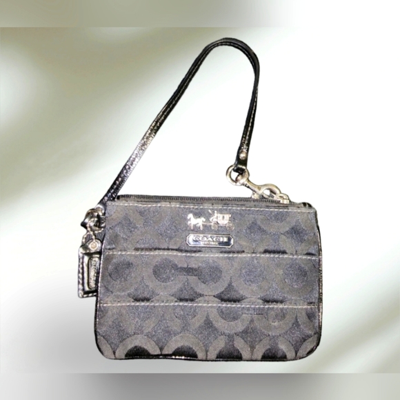 Coach Handbags - Black Coach Julia OP Wristlet